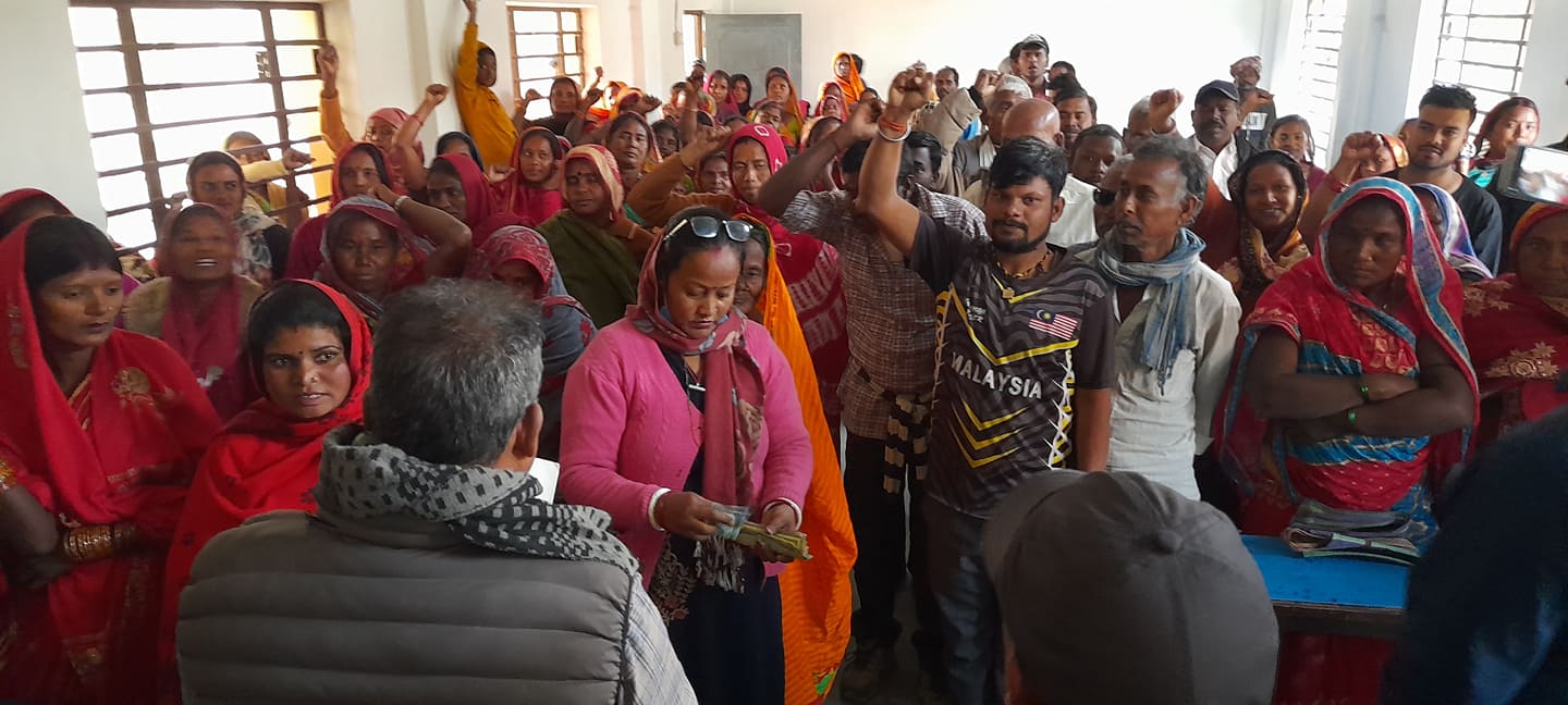 मोरङको धनपालथानमा नेपाल उत्पीडित जातीय मुक्ति समाजको ५१ सदस्यीय गाउँपालिका कमिटी गठन