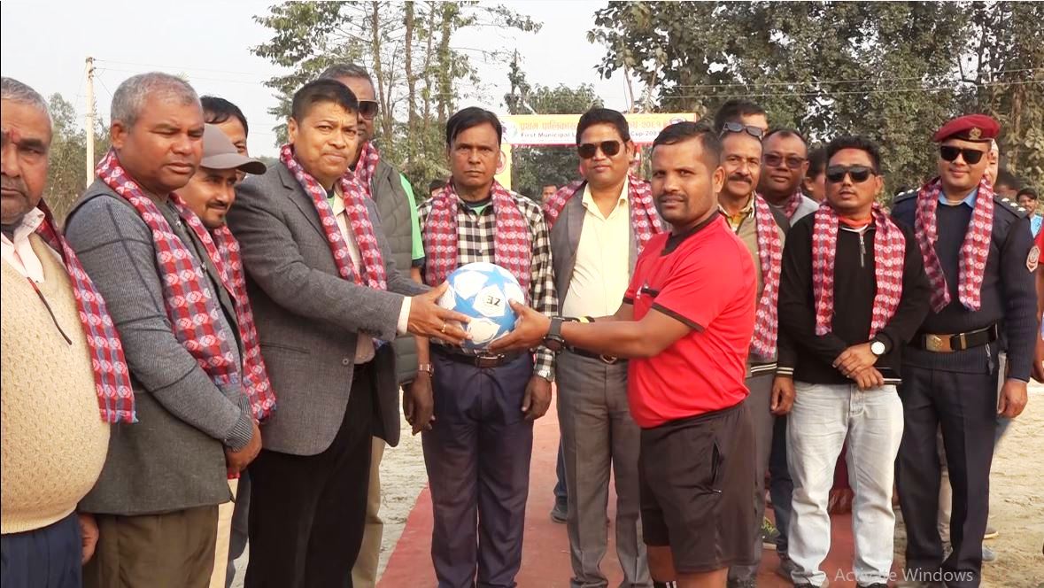 कटहरीमा पालिका  स्तरीय अध्यक्ष कप सुरु, उद्घाटनमा द राइजिङ क्लब विजय